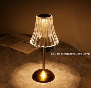 Lámpara de mesa LED recargable moderna con <span class=keywords><strong>sensor</strong></span> táctil, luz de lectura inalámbrica Flexible para el hogar, Hotel, Bar, decoración, luz nocturna, batería de uso - Product Image 4