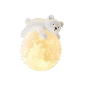 Lampe suspendue de chevet de style nordique à thème crème, design créatif de dessin animé d'animaux personnalisé pour garçons et filles, pour l'éclairage du couloir - Product Image 4