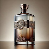 Bouteille de liqueur en verre personnalisée 750ml 1000ml, carafe à thé, bouteille de whisky, ensemble de bouteilles de whisky, carafe en verre