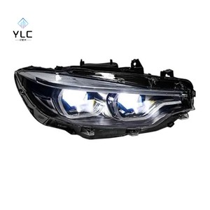 Faros Láser YLC para Automóviles <span class=keywords><strong>BMW</strong></span> Serie 4 F32 M4 F82, Luces Delanteras Blancas y Amarillas DRLs <span class=keywords><strong>430</strong></span> 435 440i, Conexión Directa - Product Image 4