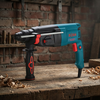 Marteau perforateur électrique 26 mm, machine à percer le béton, outil électrique 850 W, vitesse variable 1200 tr/min, 50/60 Hz, CE EMC