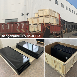 EEG Germany <strong>High</strong> <strong>Efficiency</strong> <strong>Solar</strong> Photovoltaic BIPV <strong>Solar</strong> <strong>Module</strong> Integrated &amp; Roof Tile 2 in 1 <strong>Solar</strong> Roof Tiles for Residential - Product Image 5