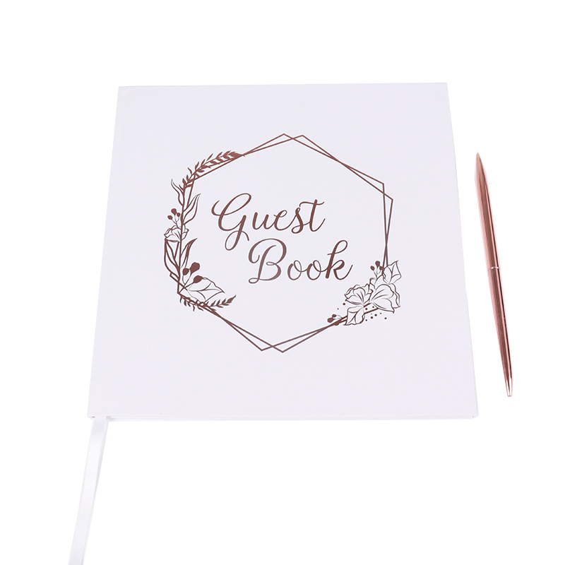 Индивидуальная белая Свадебная Гостевая книга, Современный Свадебный прием
