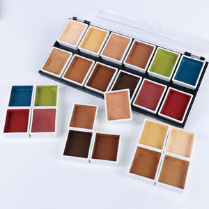 Palette de peinture pour le visage et le corps SFX imperméable activée à l'alcool, marque privée GP, pour les blessures, les égratignures, les brûlures, Halloween, cosplay - Product Image 2