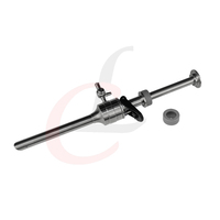 Ensemble de trocaires laparoscopiques réutilisables avec canules à capuchon rabattable 5 mm et 10 mm, avec joint en silicone pour chirurgie abdominale, instrument en acier inoxydable