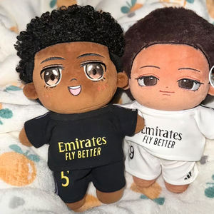 Özel Yüksek Kaliteli Süper Yumuşak Peluş Oyuncak Karikatür Futbolcu Ayakta Duran Unisex Futbol Kulübü Maskotu Hediyelik Eşya PP Pamuk - Product Image 3