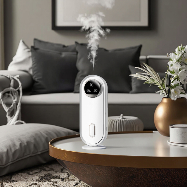 Electric Scent Machine Fragrance Light Anhydrous Essential Oil Ultrasonic Nebulizer Portable Air Aroma Diffusers for Home