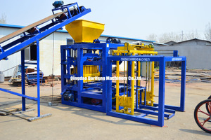 Macchina Semiautomatica QT4-26 per la Produzione di Mattoni e Blocchi in Calcestruzzo, Rapido Guadagno - Product Image 3