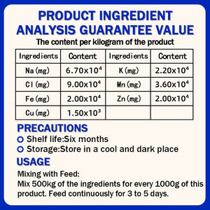 Premezcla de Minerales Traza para Lechones al 0.2% (Etapa de Destete): Aditivos para Alimentos de Ganado |   Premezcla para el Crecimiento Óseo y Suplemento para Aumentar de Peso - Product Image 5