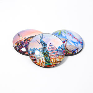 Imanes de Refrigerador de Cristal con Diseño de Ciudades de Viaje, Imanes Redondos para Nevera, Venta Directa de Fábrica - Product Image 4