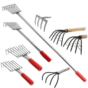 Juego de Herramientas de Acero Inoxidable para Capturar Mariscos, Rastrillo para Playa, Conchas, <span class=keywords><strong>Almejas</strong></span>, Ostras, Cangrejos y Vieiras - Product Image 2