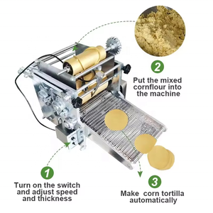 Petite farine de maïs tortilla traitement automatique roti machine à <span class=keywords><strong>pain</strong></span> tortilla faisant la machine pour la maison - Product Image 2