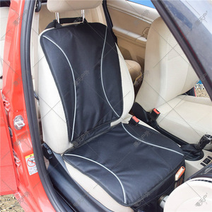 Coussin de siège de voiture 124x48cm, imperméable, noir, couleur unie, universel, adapté aux animaux de compagnie et aux humains - Product Image 2