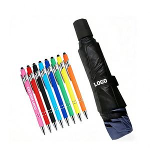 Stylo bille métallique personnalisé avec logo, style simple, écriture fluide, pointe de 1,0 mm, idéal pour le bureau, les affaires et les cadeaux promotionnels. - Product Image 1