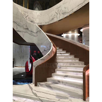 Newstar Newyork Blanc Marbre Naturel Marbre Blanc Panneau De Terrasse Escalier Stepping Marbre Ardoise Dalle