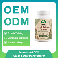 Capsules de Rhodiola Rosea, Complément Alimentaire Botanique, Fabricant de Capsules de Rhodiola Rosea, Marque Privée OEM