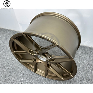 Nuevas Llantas de Aleación de Aluminio Forjado con Acabado Negro Multirradio y Bloqueo Central para 992 Turbo S 20-24 Pulgadas, Personalizables, 1 Año de Garantía - Product Image 4