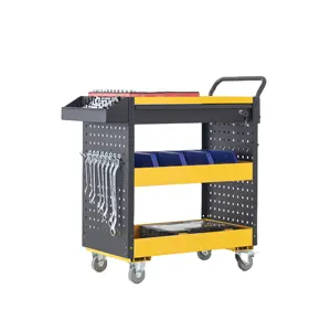 Best Selling Steel Tool Cabinet with Durable Workbench 7 Drawers Workshop Garage Tool Box Roller Cabinet Steel Metal Trolley