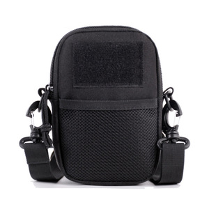 Bolsa para Teléfono para Deportes al Aire Libre, Negra, de Tela Oxford, Impermeable, Táctica, Bandolera, para Ciclismo, Senderismo, Riñonera, Capacidad de 2L - Product Image 2