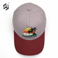Gorras de Béisbol Personalizadas QJ OEM con Logotipo Bordado, Gorras Deportivas Unisex de 5 Paneles de Algodón, Gorra Casual Estilo Dad Hat