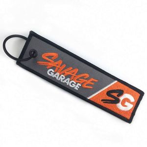 Cheap Gift <b>Key</b> <b>Chain</b> Personalized Embroidery Patch Tag Promotional - Product Image 6