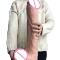 Grand et Épais Godemiché Artificiel Doux, Plug Anal – Produits Sexuels pour Adultes pour la Masturbation, Énorme Plaisir pour Femmes