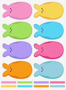 Carino per capelli a forma <span class=keywords><strong>di</strong></span> fiocco stampato in ecopelle per telefono borsa da divano-coniglio uovo <span class=keywords><strong>di</strong></span> pasqua in pelle sintetica - Product Image 4