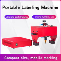 Machine de marquage pneumatique de précision par poinçonnage, graveur de code VIN et de numéro de châssis pour l'acier industriel lourd