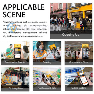 Noryox NB60 không dây 4 gam + Wifi POS thiết bị đầu cuối cầm tay 6 inch Android 13 POS Máy cầm tay POS 58 Mét máy in sạc không dây - Product Image 3