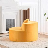 Fauteuil de détente sous vide pour salon, hôtel et appartement, forme de noix de cajou, coussin moelleux, tissu facile à nettoyer