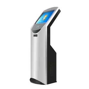 Restoran papan digital layar sentuh kode QR scan dan printer Layanan Mandiri kios pembayaran Acceptor uang tunai