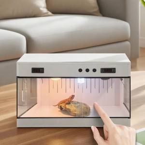 Terrario in PVC Nero da 120 Galloni (4x2x2 Piedi) per Serpenti e Lucertole di Grandi Dimensioni, con Supporto per Lampada Riscaldante - Product Image 2