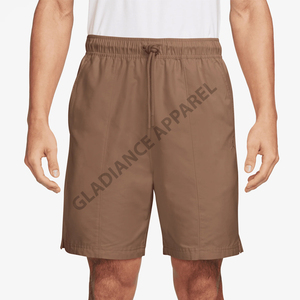 Shorts de sport décontractés pour hommes, taille mi-haute, en nylon et élasthanne tissés, avec fermeture éclair, confortables, respirants, extensibles dans les 4 sens, grandes tailles - Product Image 6