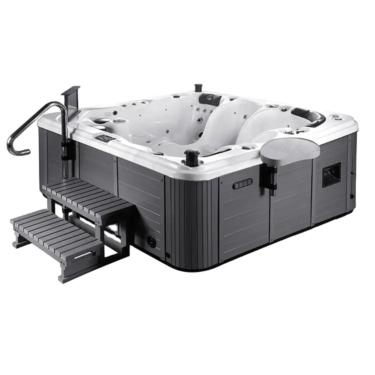 Sunrans 88 Jets 5 Personen Whirlpool Spa Hydro Massage Hot Tub Outdoor Met Tv