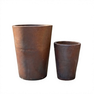 กระถางดอกไม้ดินเผาแบบเรียบง่ายสำหรับปลูกต้นไม้กลางแจ้ง - Product Image 1