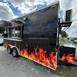 Food Truck e Rimorchio Mobile da 13 Piedi |   Furgone per Fast Food con Cucina Mobile Completamente Attrezzata |   Certificato CE DOT NUOVO - Product Image 2