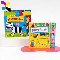 Livre cartonné pour enfants, impression personnalisée de forme spéciale, livre de jeu de haute qualité pour enfants