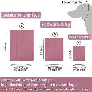 High Elasticity Soft <b>Dog</b> Grooming Earmuffs Noise-Canceling Ear Covers for Pets Comfort Warmth Pressure Relief Pet Ears - Product Image 3