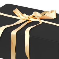 Boîte en papier rigide haut de gamme avec logo personnalisé, fermeture magnétique et matériaux recyclés pour l'emballage de cadeaux