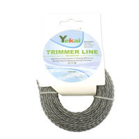 Coupe-herbe en Nylon 15m x 2.4mm, ligne de coupe-herbe en forme de spirale, coupe-brosse, corde, tondeuse à gazon, accessoire de tête pour désherber l'herbe