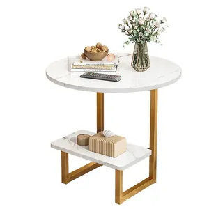 AI LI CHEN Simple modern coffee table with enlarged shelves Living room coffee table