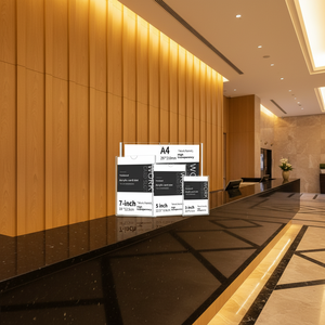 Support <span class=keywords><strong>de</strong></span> signalisation A4 en acrylique transparent avec fente pour carte, cadre d'affichage publicitaire pour restaurant, commerce <span class=keywords><strong>de</strong></span> détail, bureau 2026 - Product Image 3