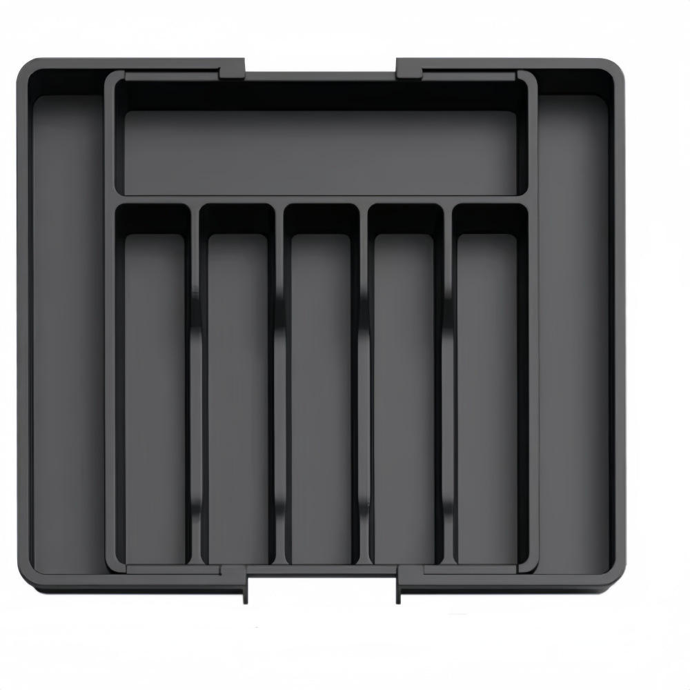 Black knife and fork storage box