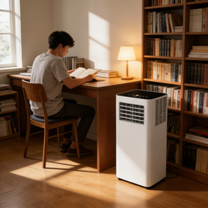 Climatiseur portable 5000 BTU, refroidissement uniquement, refroidissement rapide, unité en plastique, fonctionnement silencieux, facile à déplacer pour chambre/dortoir - Product Image 5