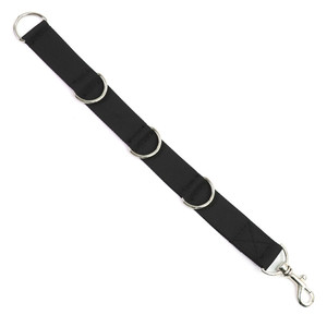 Cinturón ajustable para el cuidado de perros, arnés de baño de tela negra para limpieza de mascotas - Product Image 3