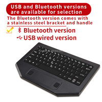 Nouveau clavier mécanique compact et robuste pour ordinateur de bureau, double mode, rétroéclairage RVB, programmable, à commutateurs à ciseaux, en plastique