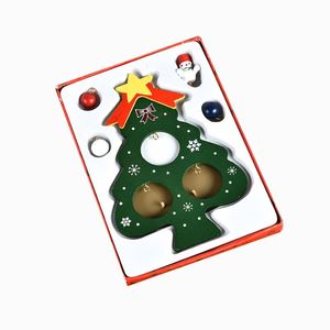 Petit Ornement en Bois Jouets pour Enfants Mini Arbre de Table Cadeau de Noël - Product Image 5
