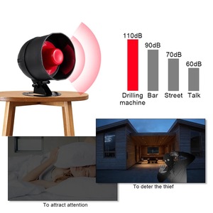 Hệ thống báo động còi hú không dây Tuya WiFi, âm thanh lớn, bộ còi báo động thông minh, tương thích với Alexa và Google Home để bảo mật gia đình - Product Image 3