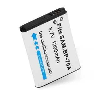 For Samsung Camera PL80 ES70 PL90 PL101 PL120 PL170 PL201 SL50 SL600 SL630 Battery BP-70A BP70A