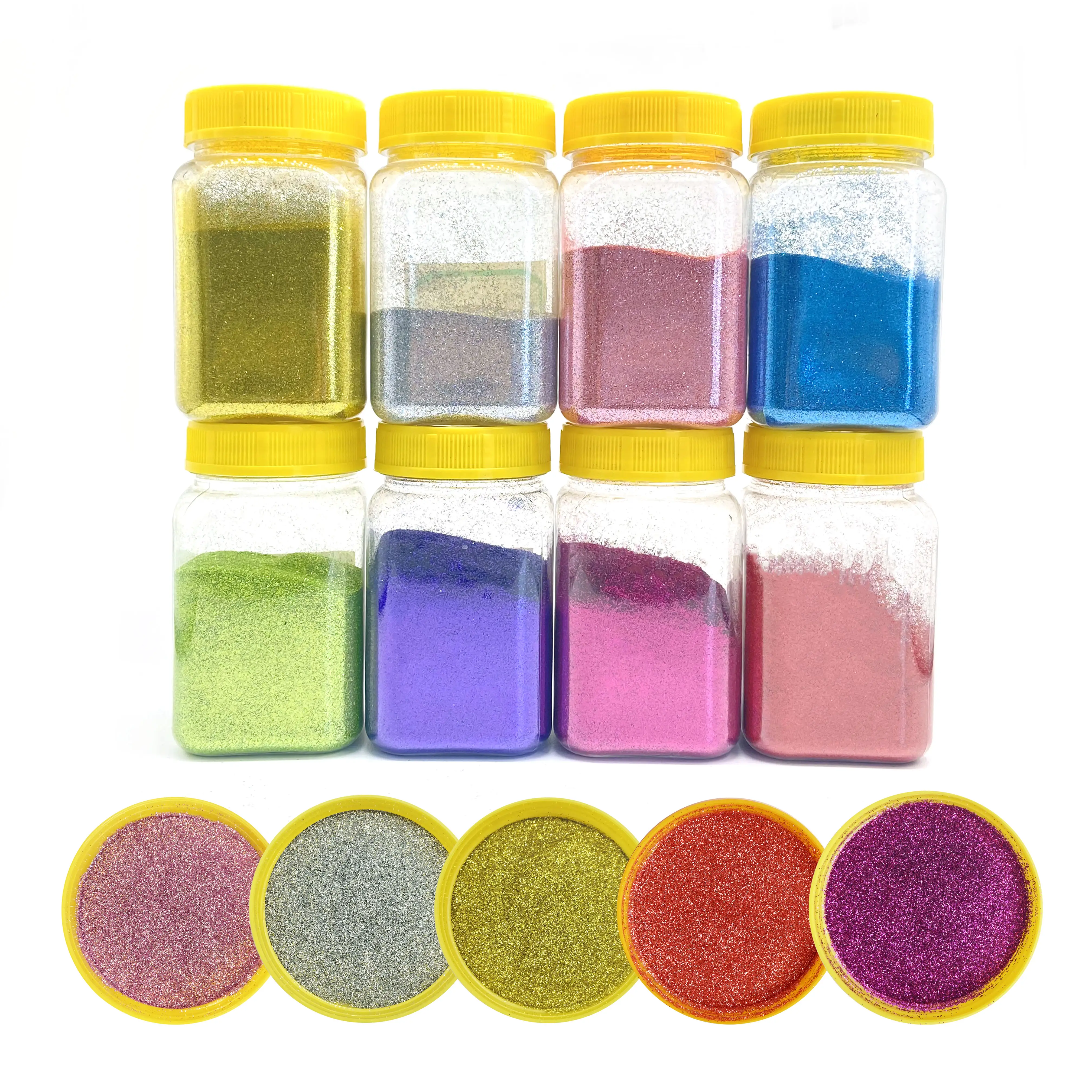יצרן חדש 2024 לספק אבקת נצנצים בתפזורת צבעונית עבור אומנות נצנצים